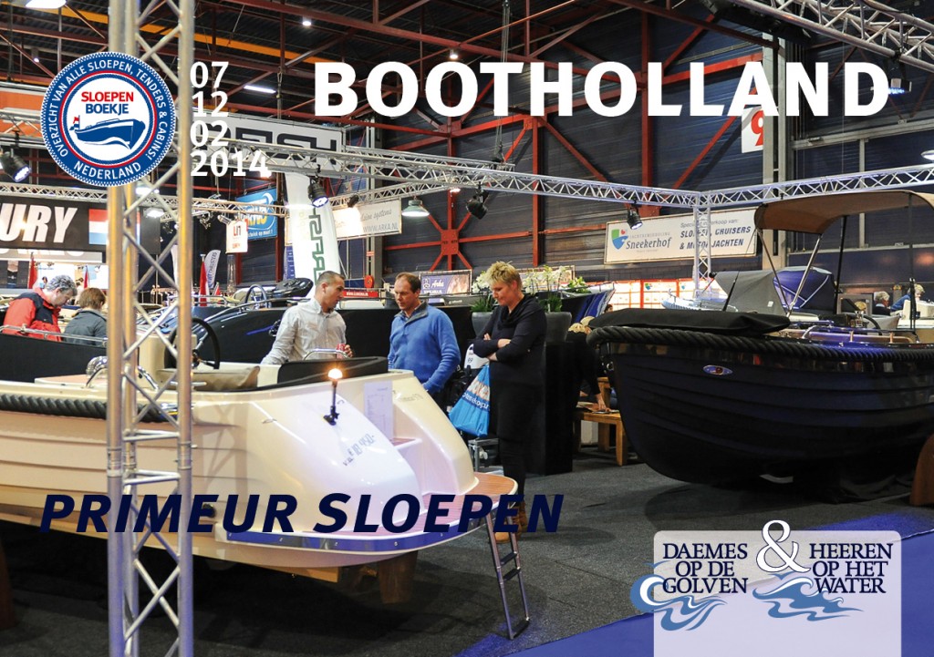 Boot Holland Leeuwarden 2014 Sloepen Cabins Tenders Sloepenboekje Daemes en Heeren Sloep Tender Cabin Sloepenkaart Sloepenpost